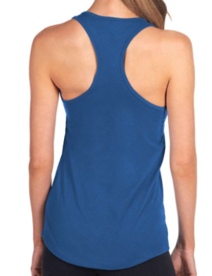 Blue property of Braves FH racerback tank
