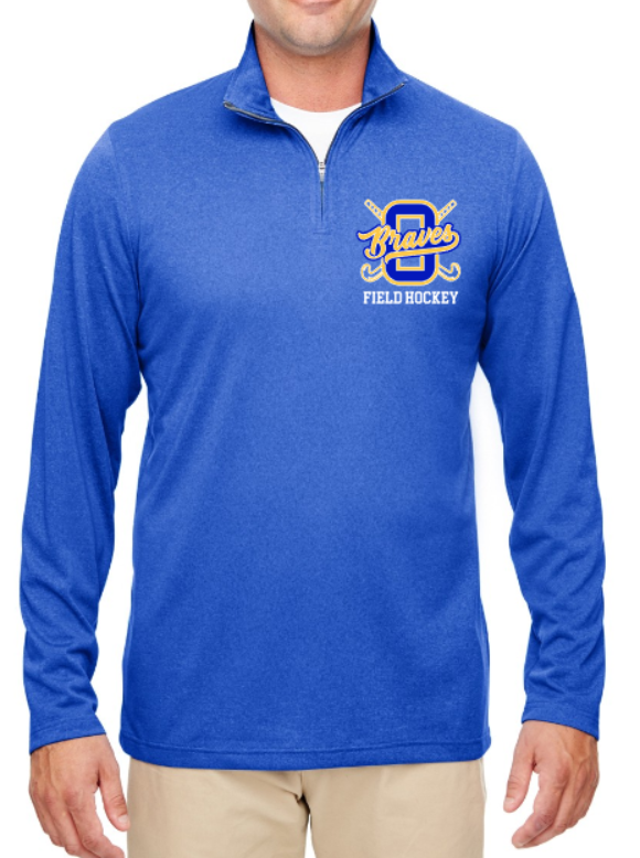 Braves FH blue lightweight 1/4 zip